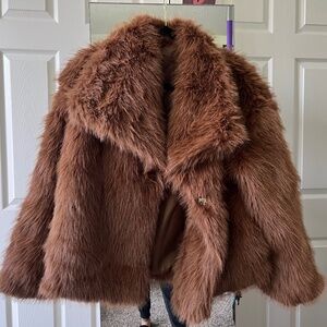 Faux fur jacket